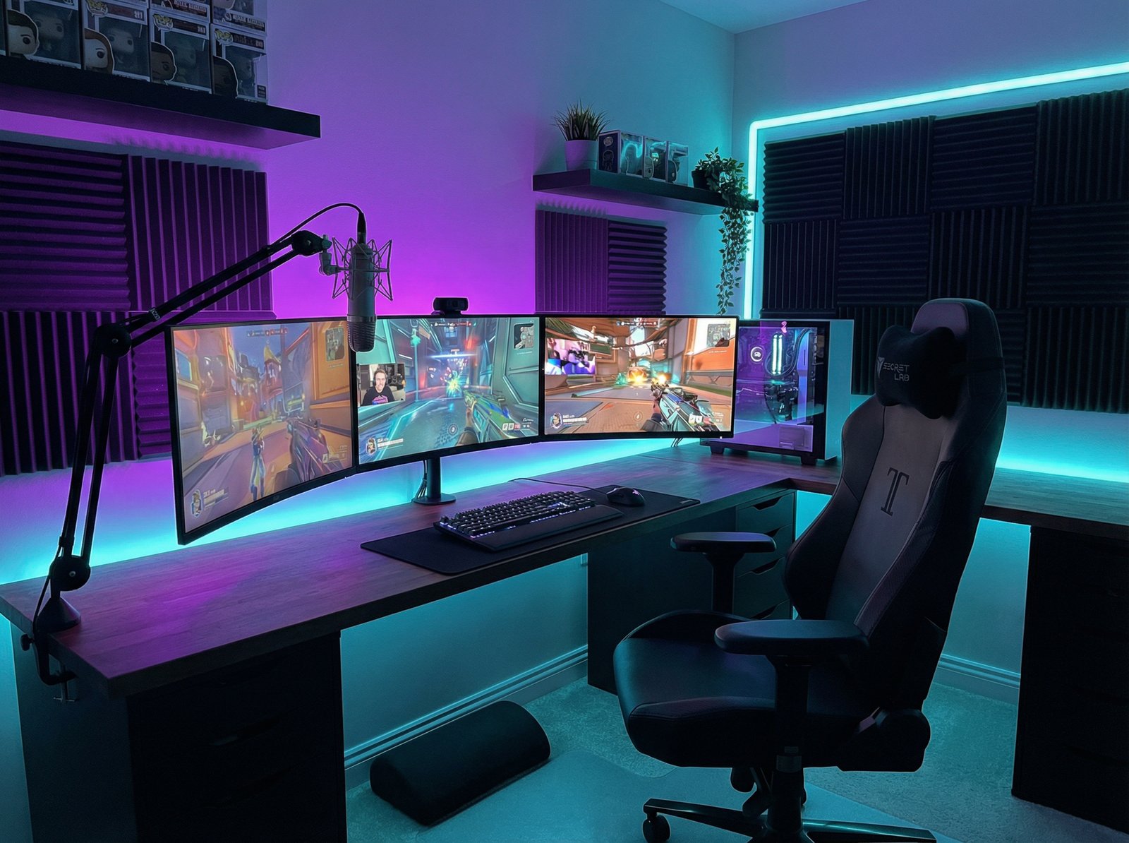 捷克街头游戏直播间搭建视频